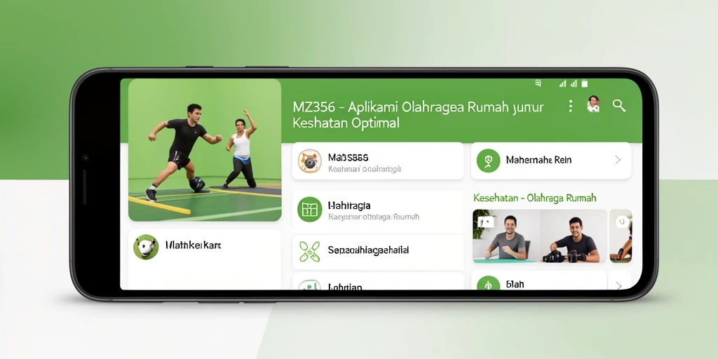 Antarmuka aplikasi MZ356 yang menarik dan interaktif.