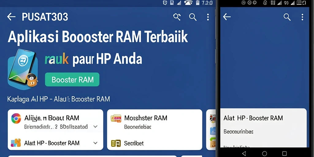 Tampilan antarmuka aplikasi PUSAT303 yang ramah pengguna dan efisien.
