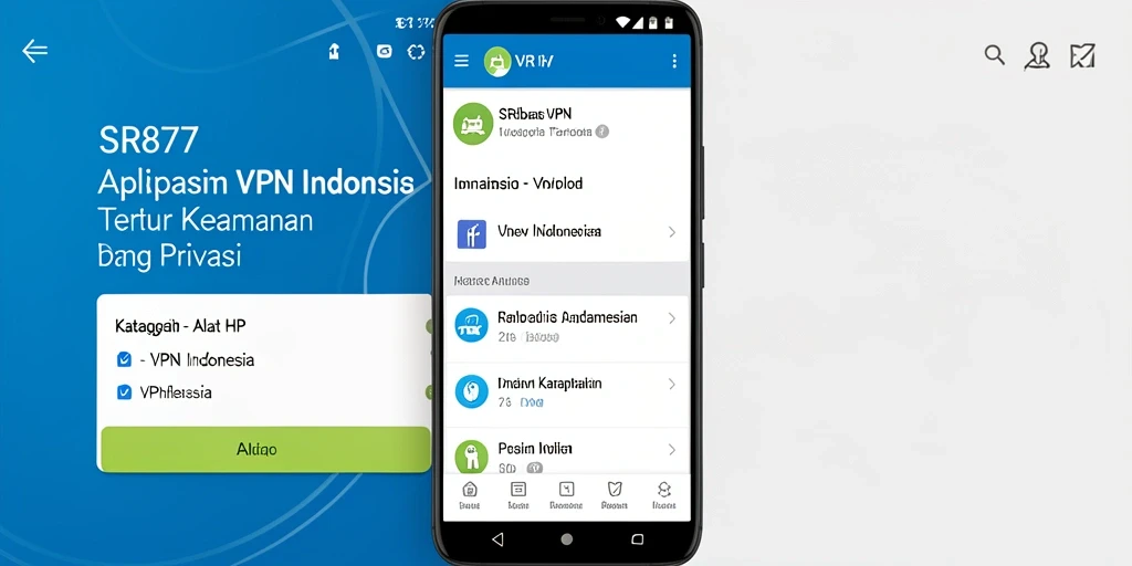 Antarmuka SR877 yang sederhana dan fungsional.