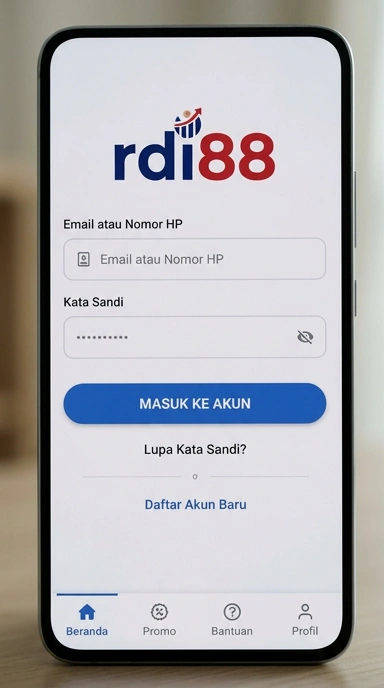 Panduan Masuk Akun rdi88 di Android